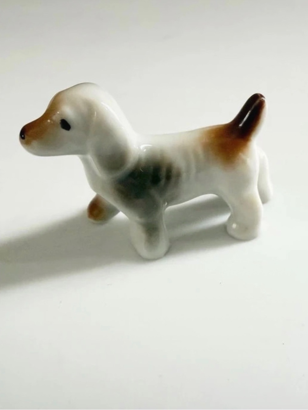Vintage 1950's Dog Ceramic Small Figurine Ornament